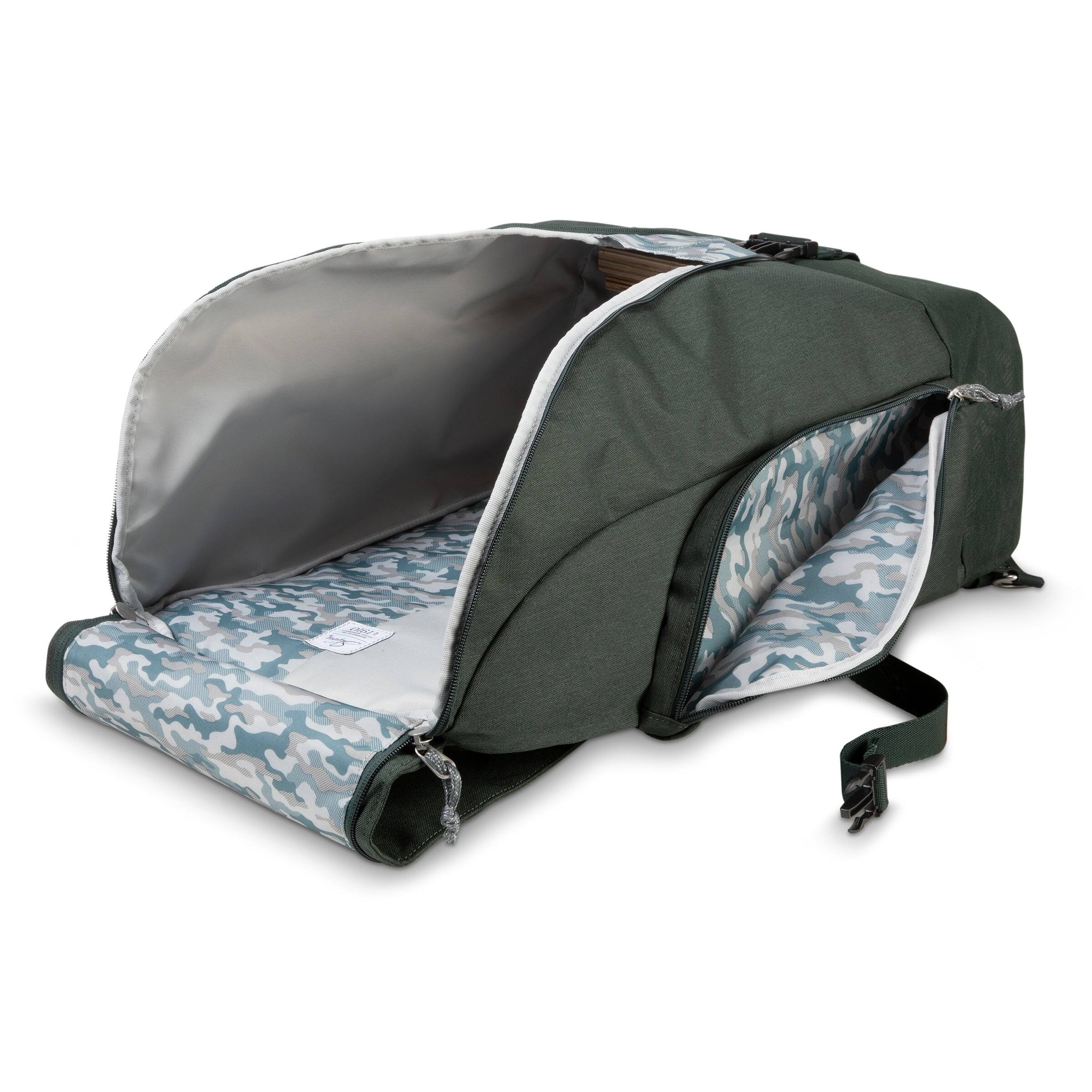 Alt View 2. Skyway - Rainier Softside 43L Weekender Backpack, Cascade Green - Cascade Green.