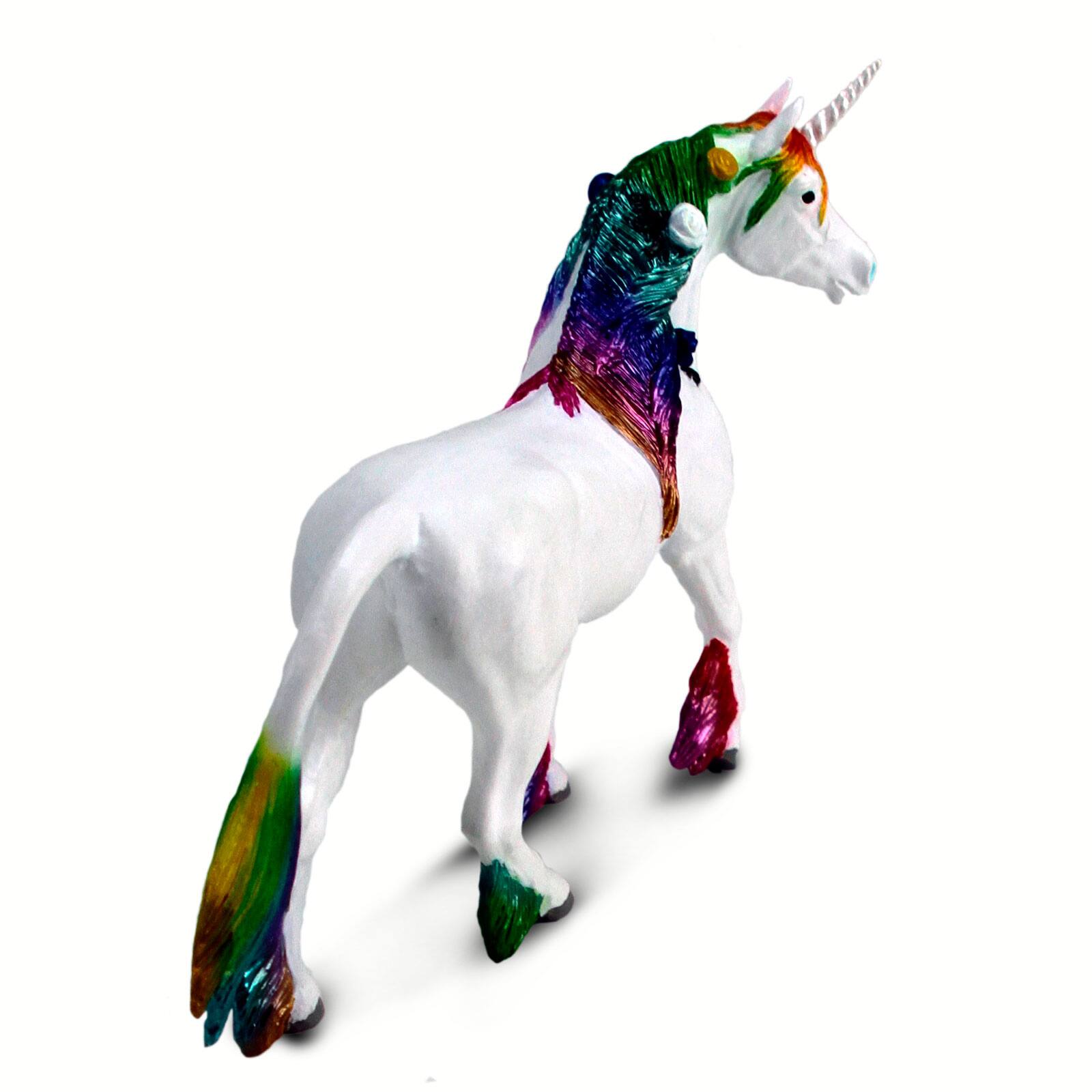 Alt View 2. Safari Ltd. - Rainbow Unicorn Toy Figurine.