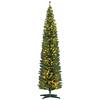 Front. Homcom - Pencil Christmas Tree - green.