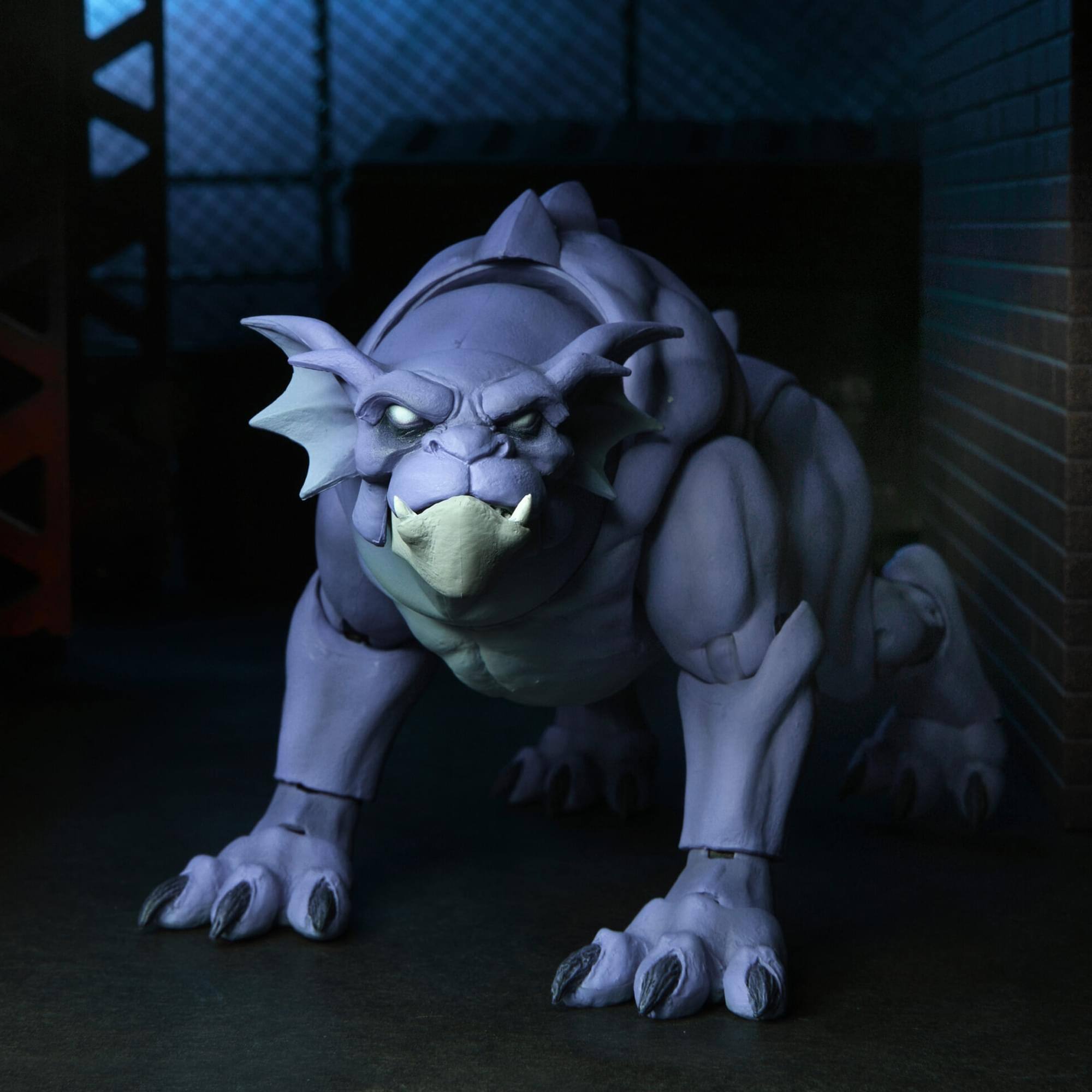 Alt View 3. NECA - Gargoyles 7 Inch Scale Action Figure | Bronx with Goliath Accessory.