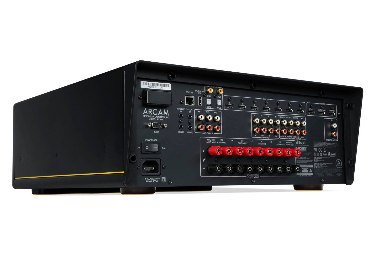 PUD 10-3500081 SVASA ESERNET UtB DRGA KCME TGOUT TRGOUT ARCAM, DESIGNED IN CAMBRIDGE, UK MODEL: AVA25 ANI DICI AND DIGE AN3 - 1 A a. & - F - O - - ICND COPA - dUS 1 OF R230 POWER NT I ON ANALOGUE HIGH - S ASSICINABLE ASSCNABLE + 2 - ASIONABLE + a - F OUPNS. ASSCHABE - - - - AUSAASE umm - E a dtsx ASSCHABI ADOGHABLI om HDoby Almos FC CE OE - AM 8 ANATEI 110 120/220-240 -VON NOHONI ROOW VOR OuTPn CLAS WERO