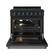 Alt View 1. Thor Kitchen - 36 in. Wide 6 Burner Gordon Ramsay Series by Thor Kitchen 6.0 Cu. Ft Freestanding Gas Range with Navy Blue Hardware - Black.