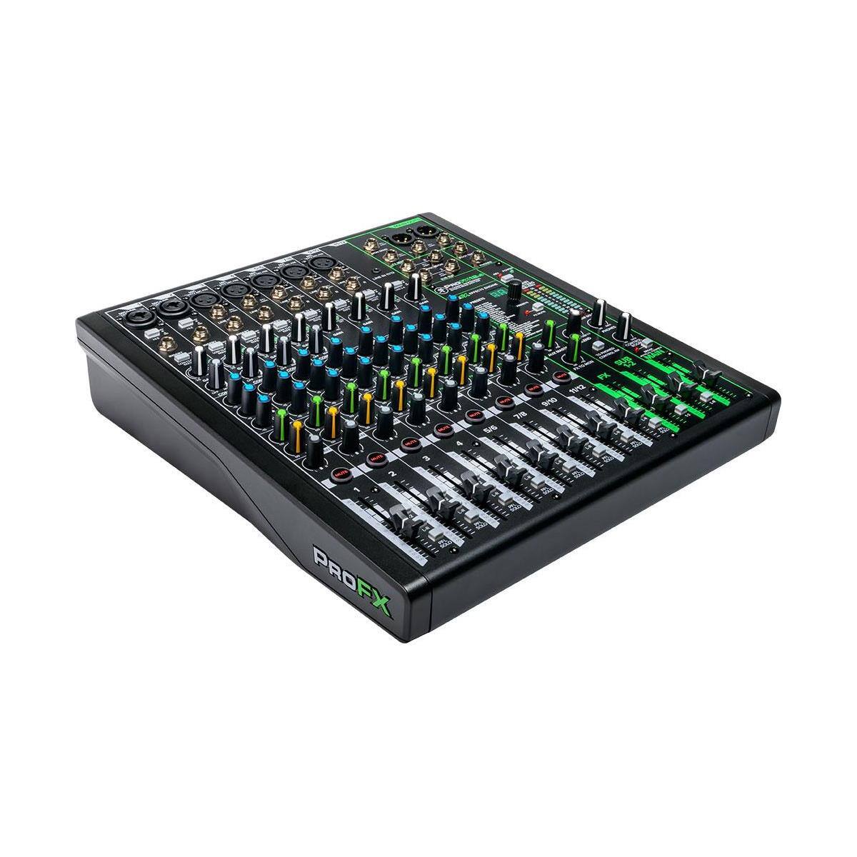 Alt View 3. Mackie - Mackie MACKIE ProFXv3 12-Channel Professional Effects Mixer with USB + Software Bundle with TURNSTILE CB STUDIO MONITOR.