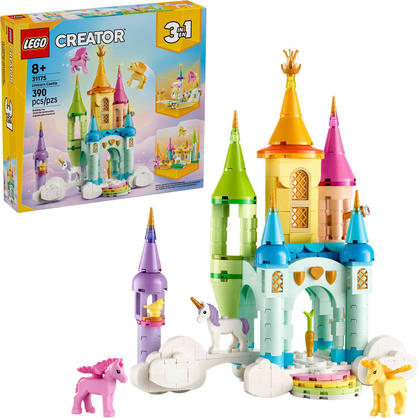 LEGO - Creator 3 in 1 Unicorn Castle Building Toy 31175