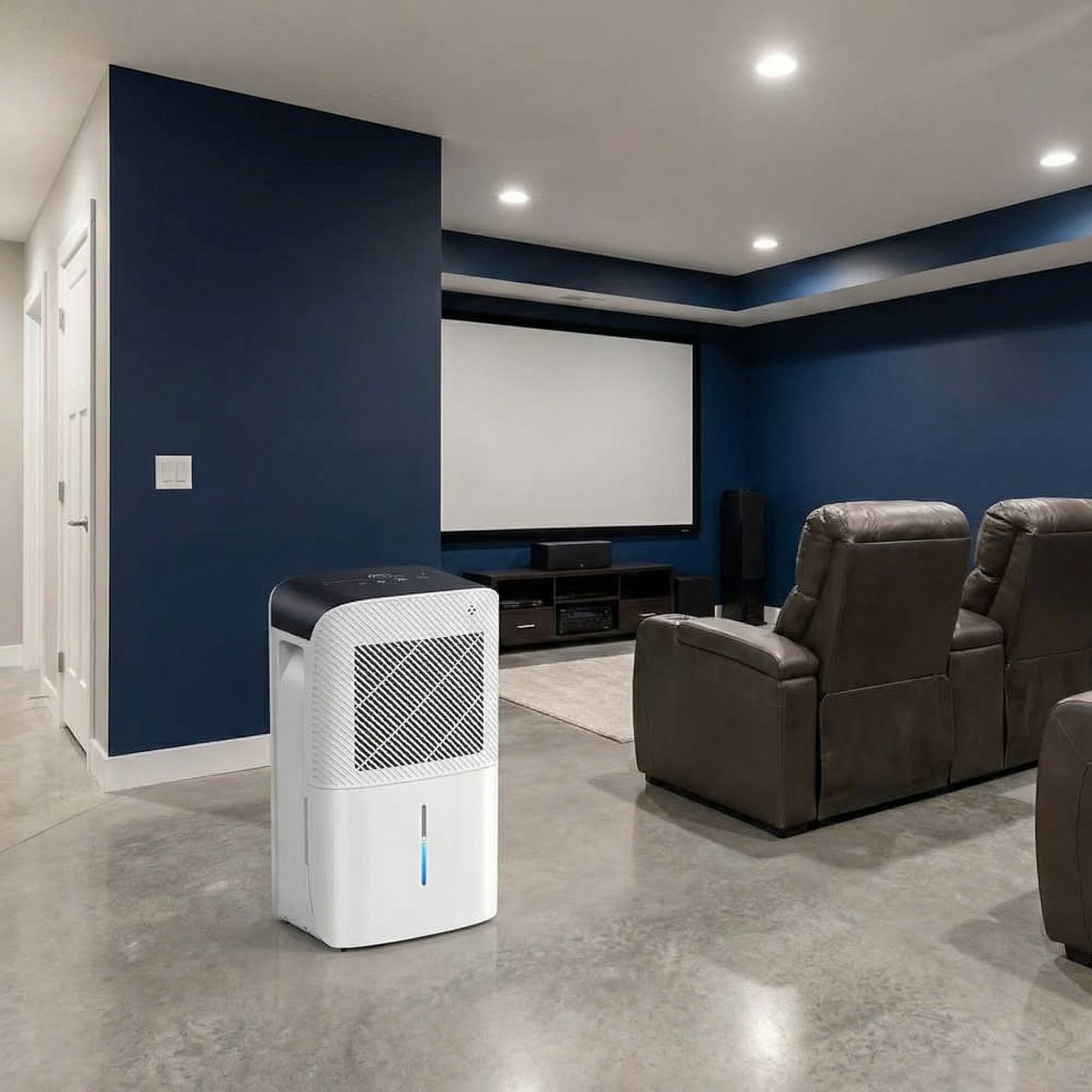 Alt View 3. Airplus - 2000 Sq. Ft 38 Pints Portable Dehumidifier with 6.55 pt. Bucket Auto Defrost.