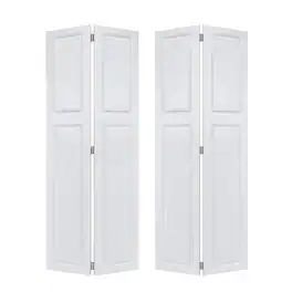 Boyel Living - Interior Barn Door 24-in L x 0.75-in W x 80-in H with Matching Installation Hardware - Milk White
