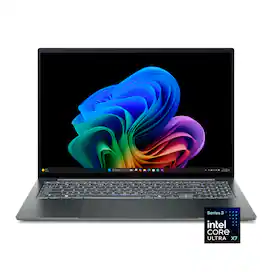 Acer - Swift 16 AI - Copilot+ PC - 16" 3K OLED Touchscreen Laptop - Intel Core Ultra X7 358H 2026 - 16GB Memory - 1TB Storage - Basalt Gray