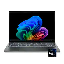 Acer - Swift 16 AI - Copilot+ PC - 16" 3K OLED Touchscreen Laptop - Intel Core Ultra X7 358H 2026 - 16GB Memory - 1TB Storage - Basalt Gray