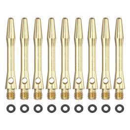 Unique Bargains - Dart Shafts for Steel Tip, Medium 2BA Thread Aluminum Shaft Set, 35mm & 40 Set - Fits Darts Training/Sharpener - Bronze Tone