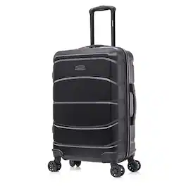 DUKAP - Sense Lightweight Hardside Spinner Luggage 24" - Black