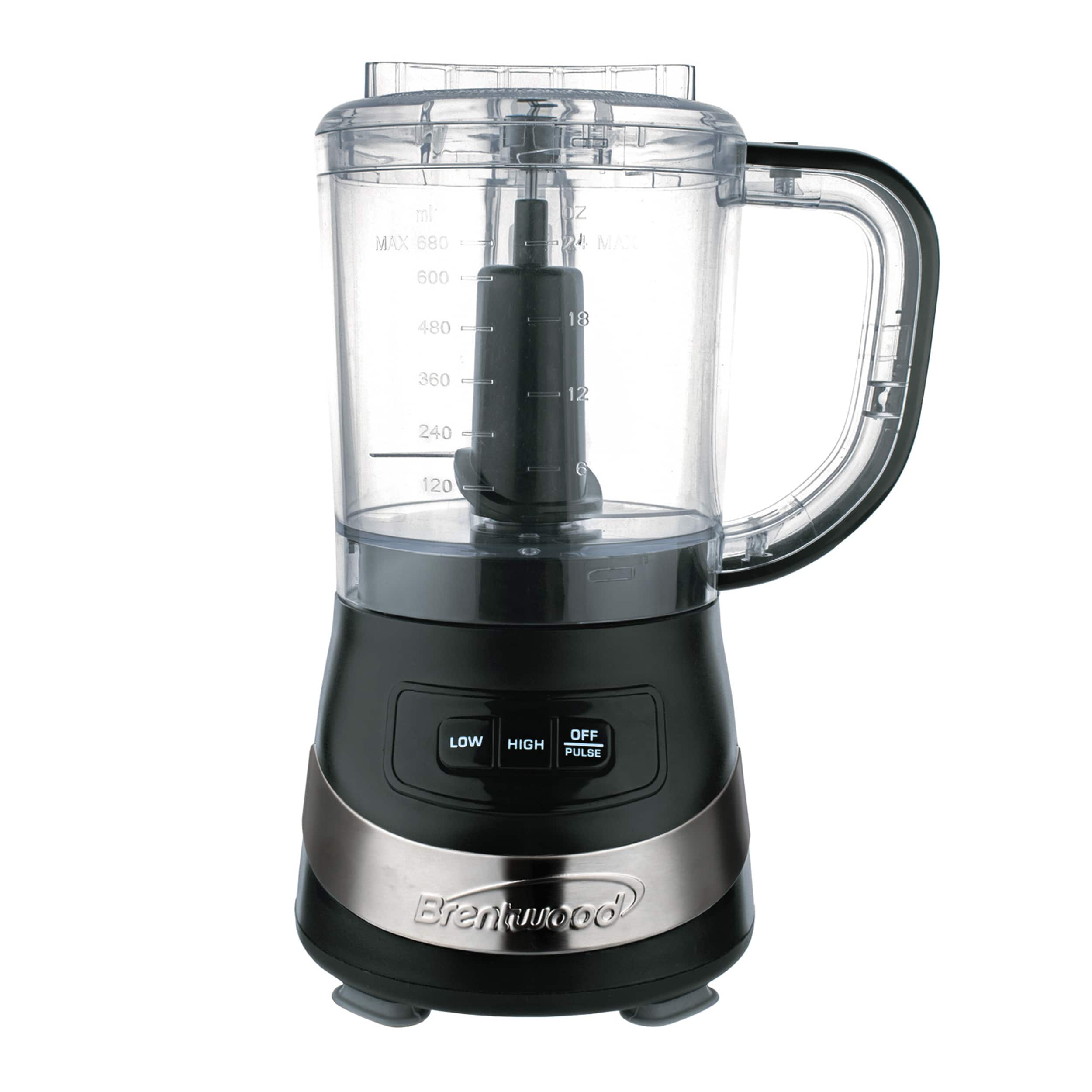 Brentwood - FP-549BK 3-Cup Food Processor - Black