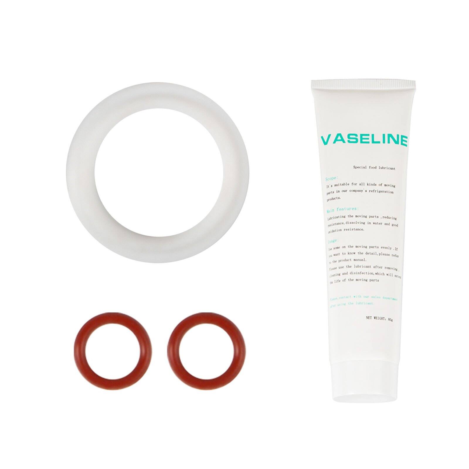 **VASELINE Special Food Lubricant**

**Scope:**
It is suitable for all kinds of moving parts in company's refrigeration products.

**Key Features:**
- Lubricating the moving parts, reducing friction, dissolving in water and good oxidation resistance.
- The moving parts will last longer.

**Usage:**
- Apply the lubricant evenly on the moving parts.
- If you need to know the details, please refer to the product manual.
- Clean the lubricant after removing, cleaning and disinfection which will prolong the life of the moving parts.

**Net Weight:** 80g

**Note:**
- Please use the lubricant with our sealant and do not use the lubricant with the sealant.