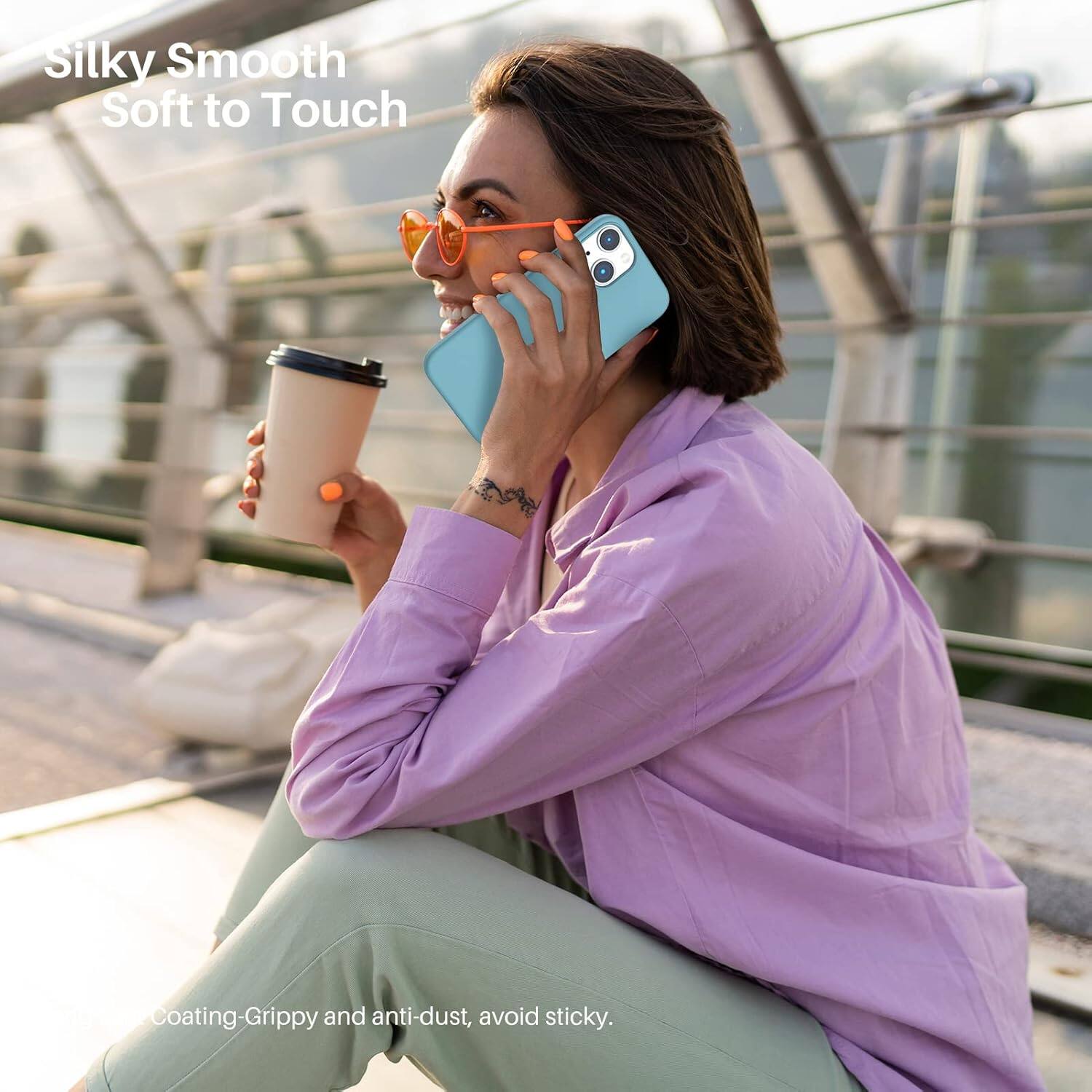 Silky Smooth Soft to Touch

Coating-Grippy and anti-dust, avoid sticky.