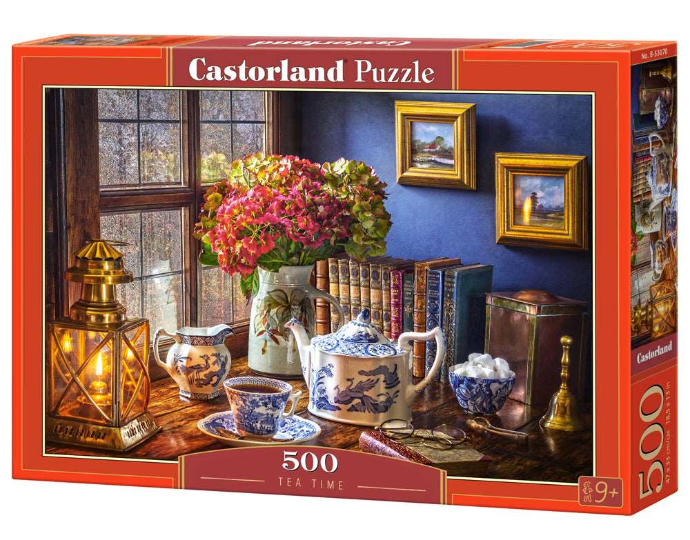 Castorland - 500 Piece Jigsaw Puzzle, Tea Time, Classic interior, old fashioned furniture, oil lamp, vase, B-53070 - Red price history on PriceWatchPro