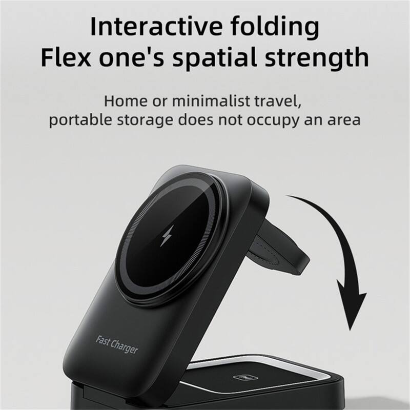 Interactive folding  
Flex one's spatial strength  

Home or minimalist travel, portable storage does not occupy an area  

Fast Charger