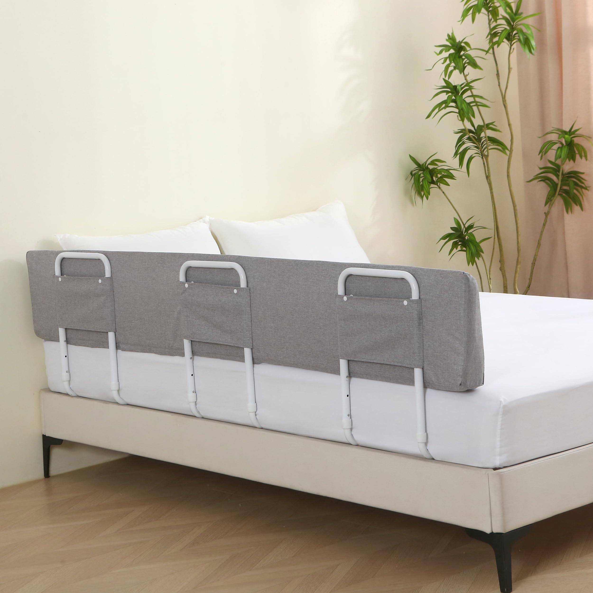 MAGICAL RUBS Bed Guard Rail For 59inch Foam Padded Side Queen King Full ...