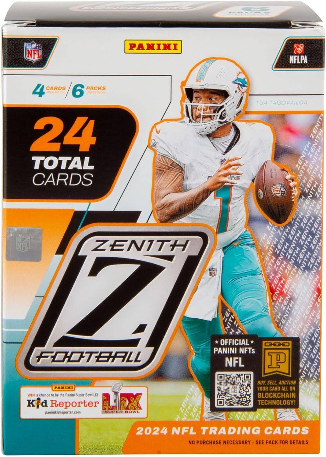 FACRE NFL PANINI NELPA CARDS PACKS 4 6 FER SO TUA TAGOVAILOA 24 ZENITH ZENITH TOTAL ENITH ZENITH Z CARDS Ins ITH ZEN NFL ZENITH ZE 1 ZENITH ZEN Z ZENITH ZENITH ZENITI TH ZENITH ZENITH ZENIT ZENITH NITH ZENITH ZE H. IN ZEN PANINI OFFICIAL NFTs G00 ZENITH ZENI FOOTBALL NFL P ENITH ZENIT BUY, SELL, AUCTION ENITH ZENIT PARIKI be the Panini Bewl LIX YOUR CARD ALL ON TH WIN a chance to Super BLOCKCHAIN Kfd K paninikidreporter.com Reporter Lnx SUPER BOWL ZENITH NITH N TECHNOLOGY! A 2024 NFL TRADING CARDS NO PURCHASE NECESSARY- SEE PACK FOR DETAILS

Corrected text:

FACRE NFL PANINI NELPA CARDS PACKS 4 6 FER SO TUA TAGOVAILOA 24 ZENITH ZENITH TOTAL ENITH ZENITH Z