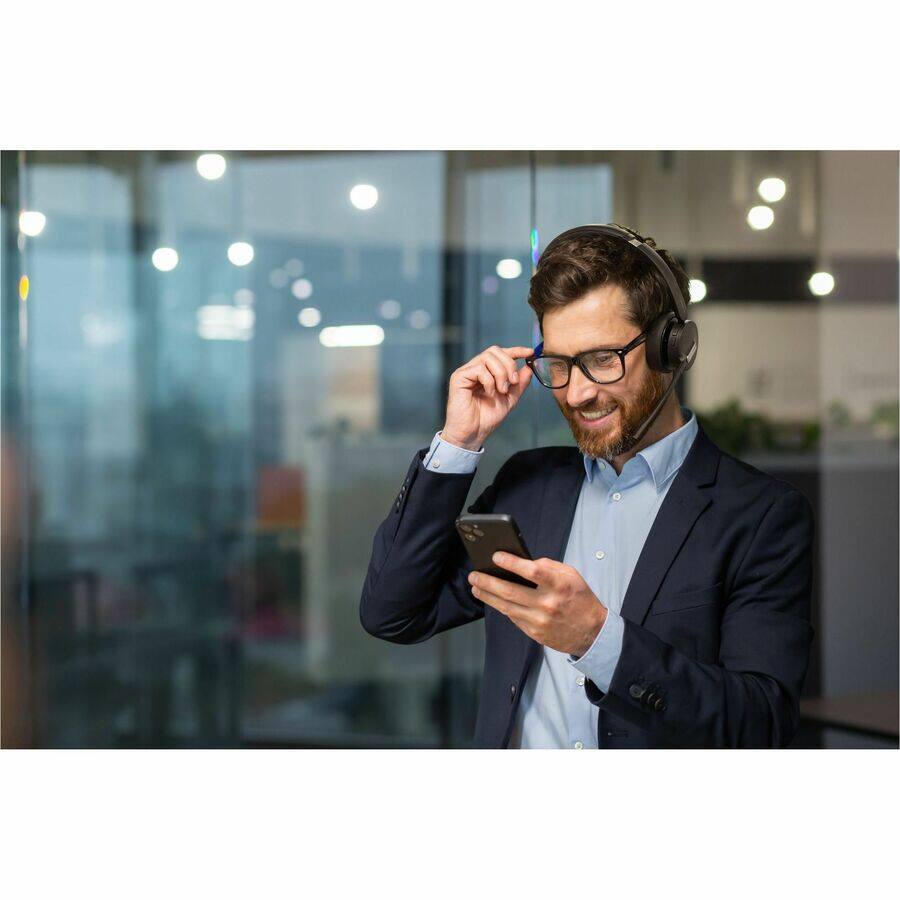 Alt View 2. Yealink - Yealink WH64 Headset - Microsoft Teams Certification - Mono - Wireless - Bluetooth/DECT - 164 ft - 20 Hz to 20 kHz - Unknown.