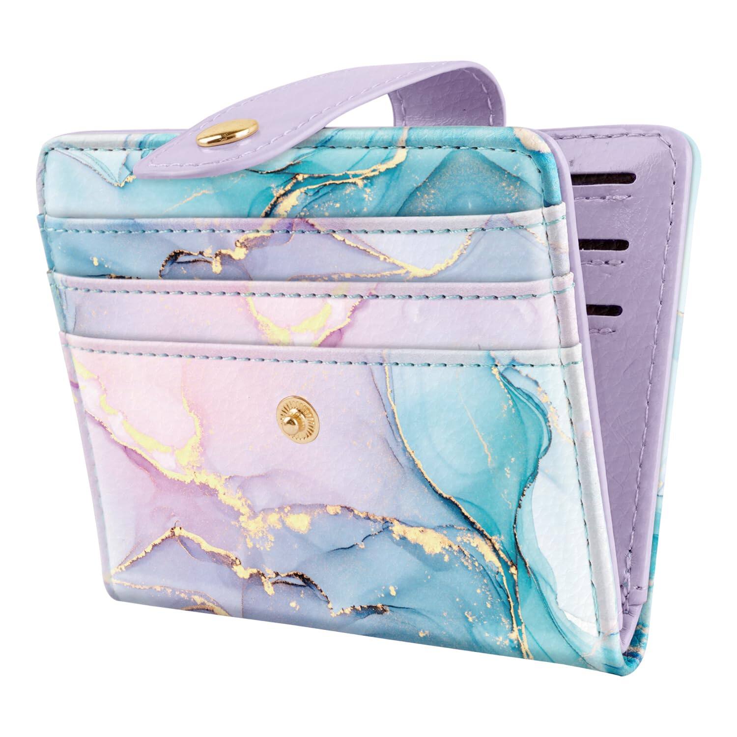 Jadie Link Small Wallets Women Slim Minimalistfor Bifold Credit Card ...