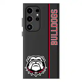 Keyscaper - NCAA - Georgia Bulldogs Galaxy Magnetic Bump Case - S26 Ultra - Black