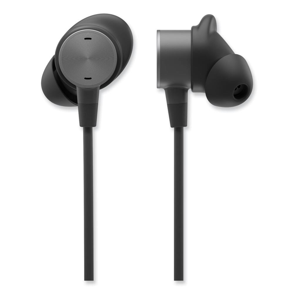 Front. Logitech - 981-001012 Zone Wired Earbuds UC - Graphite - Graphite.