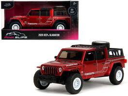 Jada - 2020 Jeep Gladiator Pickup Truck Candy "Pink Slips" Series 1/32 - Red