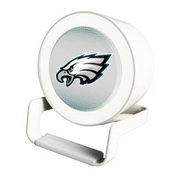 Keyscaper - Philadelphia Eagles Linen Print Nightlight Charger & Bluetooth Speaker - White