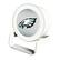 Front. Keyscaper - Philadelphia Eagles Linen Print Nightlight Charger & Bluetooth Speaker - White.