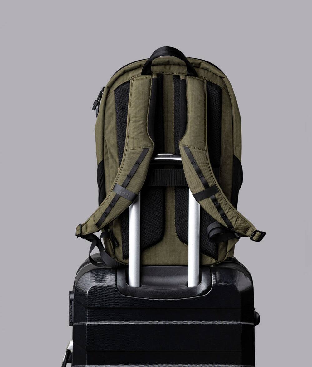 Alt View 1. ALPAKA - ALPAKA Bravo Backpack 23L Laptop Backpack with 16" Sleeve Water-Resistant Travel Commuter Backpack - Green Axoflux 400D.