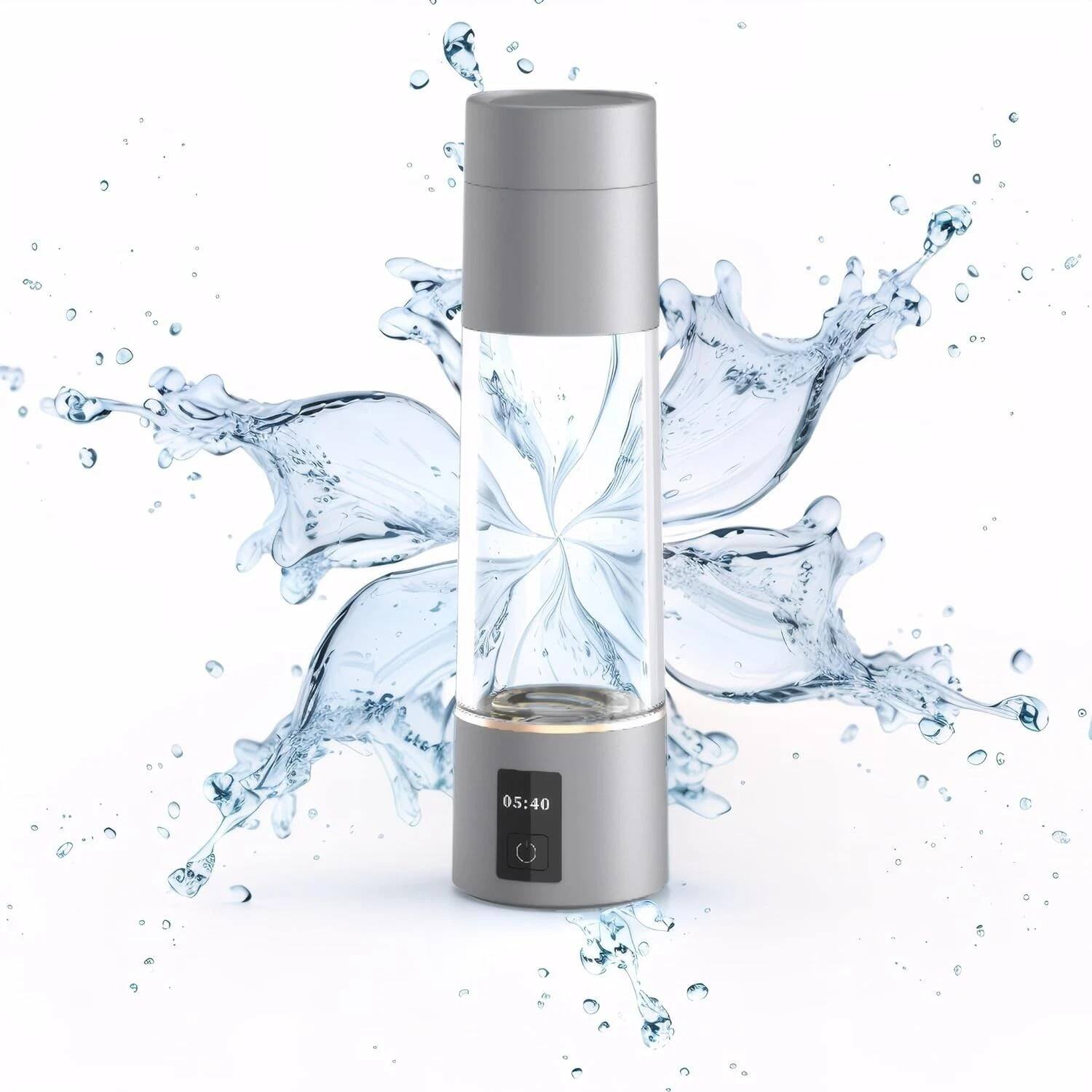 Alt View 3. Home Collection - Portable Hydrogen Water Bottle 4000ppb SPE PEM Technology Rechargeable 2025 Model.