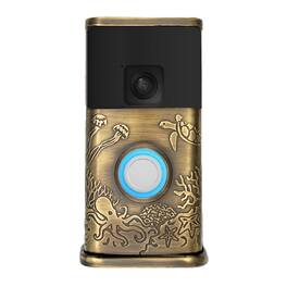 Michael Healy - Coastal Video Doorbell Cover (Ring Battery Doorbell 2024 Release) - Antique Brass