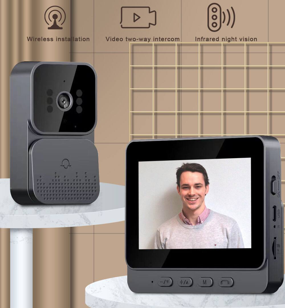 Wireless installation  
Video two-way intercom  
Infrared night vision