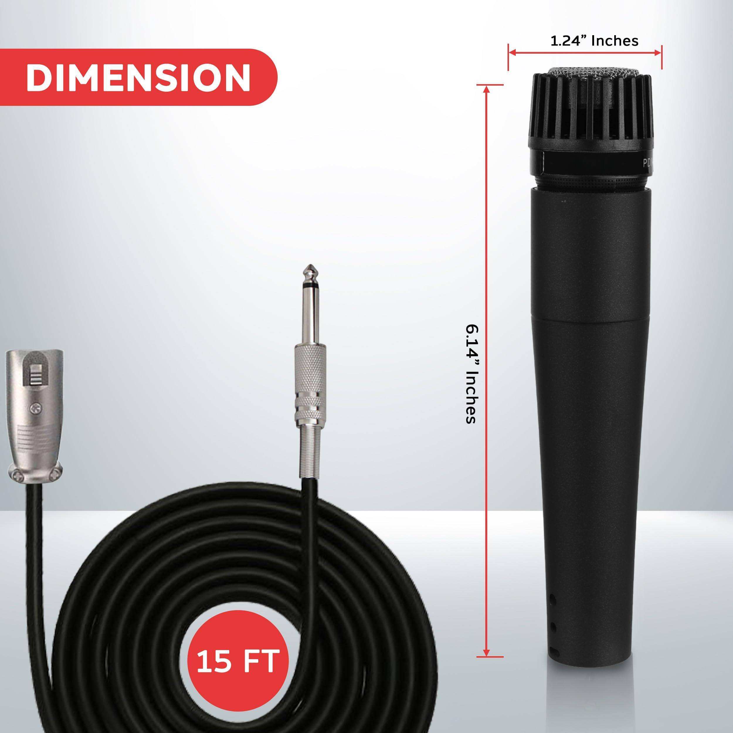 METALTON Dynamic Microphone 4 pack Unidirectional Moving Coil Mic With ...