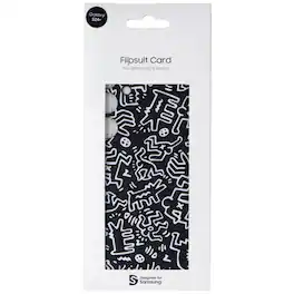 Samsung - Interactive Flipsuit Card for Galaxy S24+ (Plus) - Keith Haring - Black
