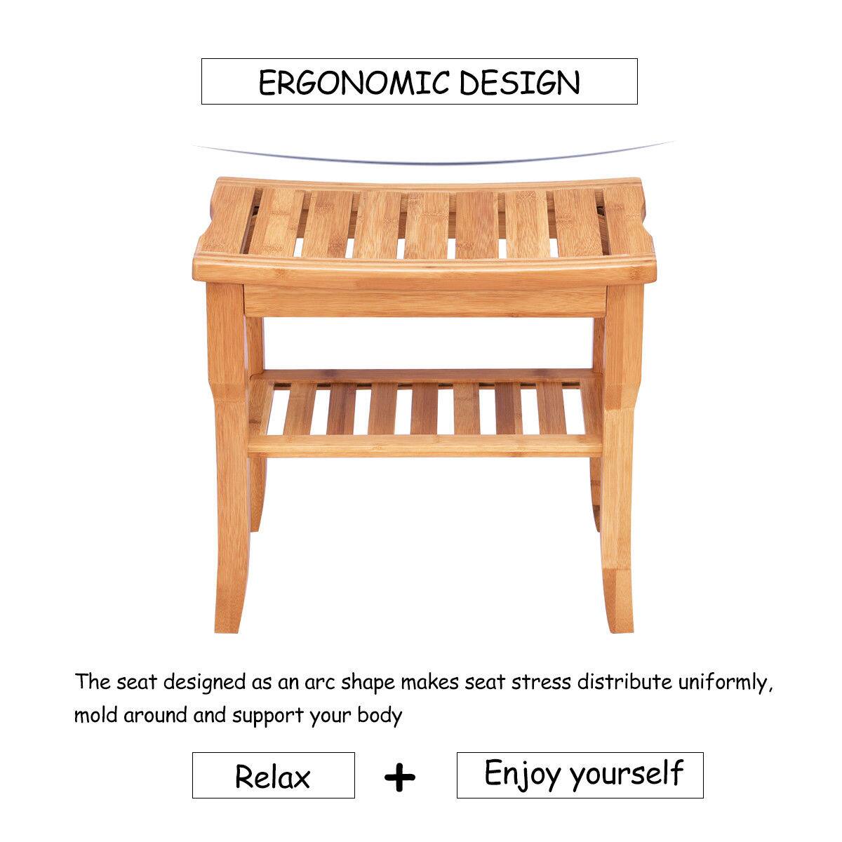 Ergonomic Design: The seat is designed as an arc shape, which makes seat stress distribute uniformly, mold around and support your body. Relax and enjoy yourself.