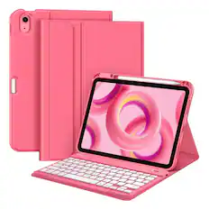 Front. Kitcheniva - Soft TPU Case With White Backlit Keyboard For iPad (A16) 11th Gen/iPad 10th Gen Watermelon - Watermelon.