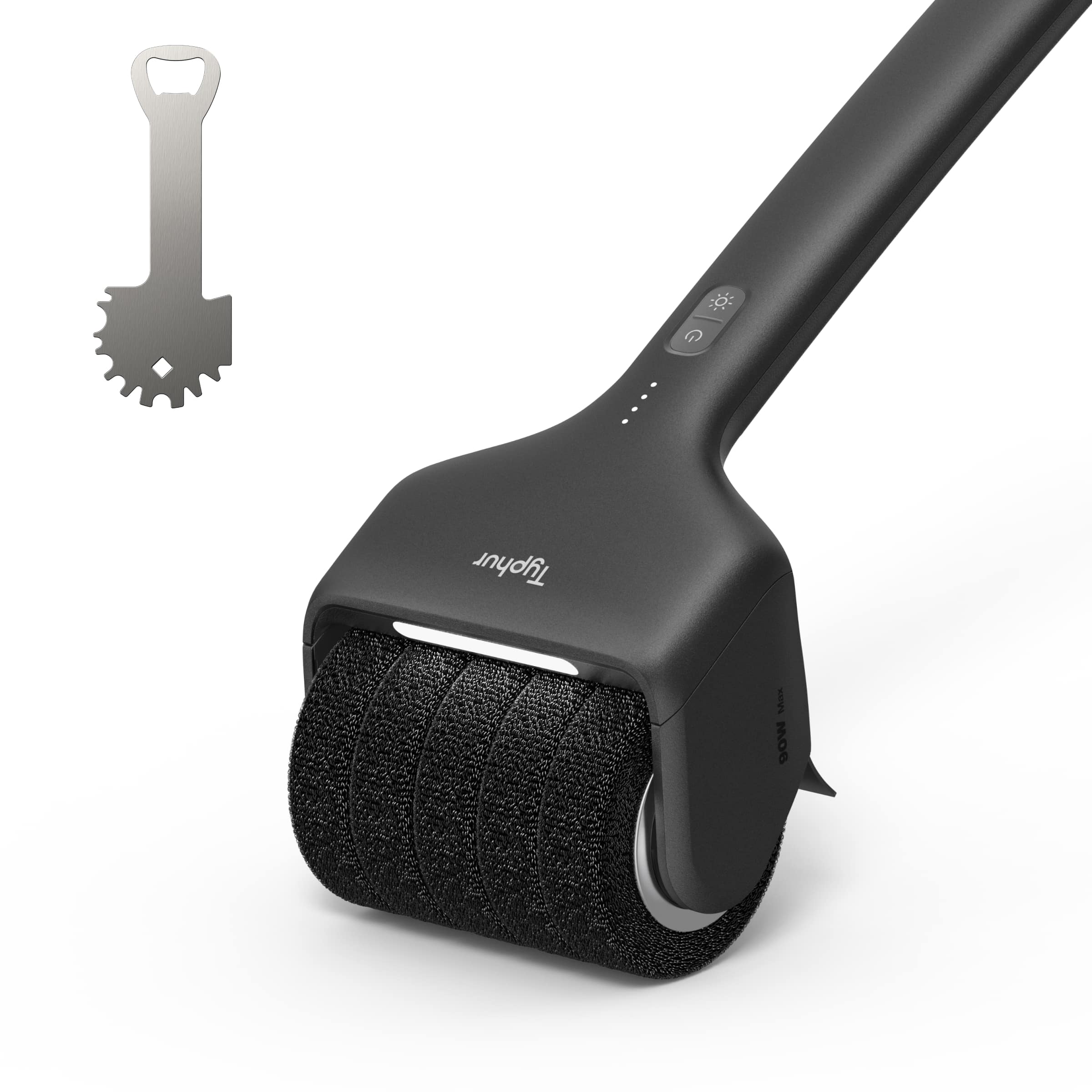 Typhur - Grill Brush Bot Electric Steam Grill Cleaner with Bristle-Free Grill Brush Head