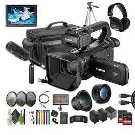 Canon - XA70 PAL 4K UHD / 25p Camcorder + 2x 128GB Memory Card + More (International Model)