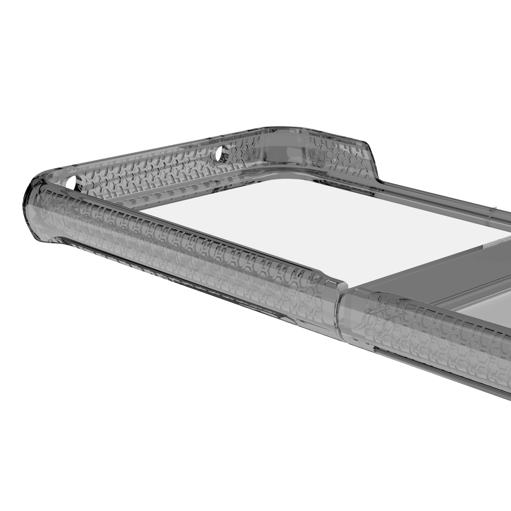 Alt View 6. Itskins - ITSKINS Hybrid_R // Clear Case for Motorola Razr (2024) - Black / Transparent - Black.