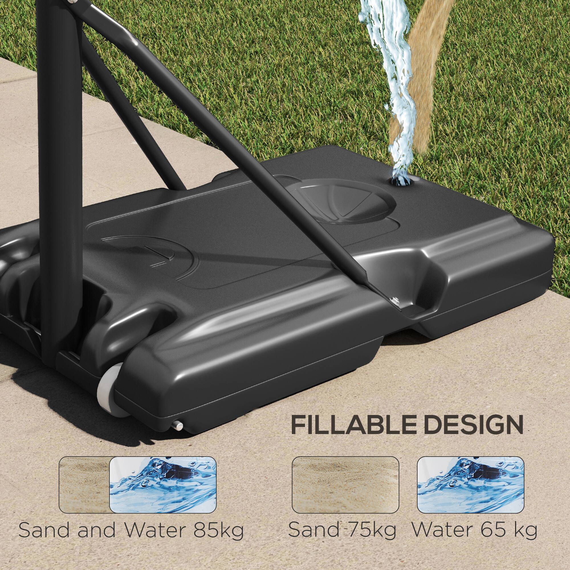 FILLABLE DESIGN

Sand and Water 85kg

Sand 75kg Water 65 kg