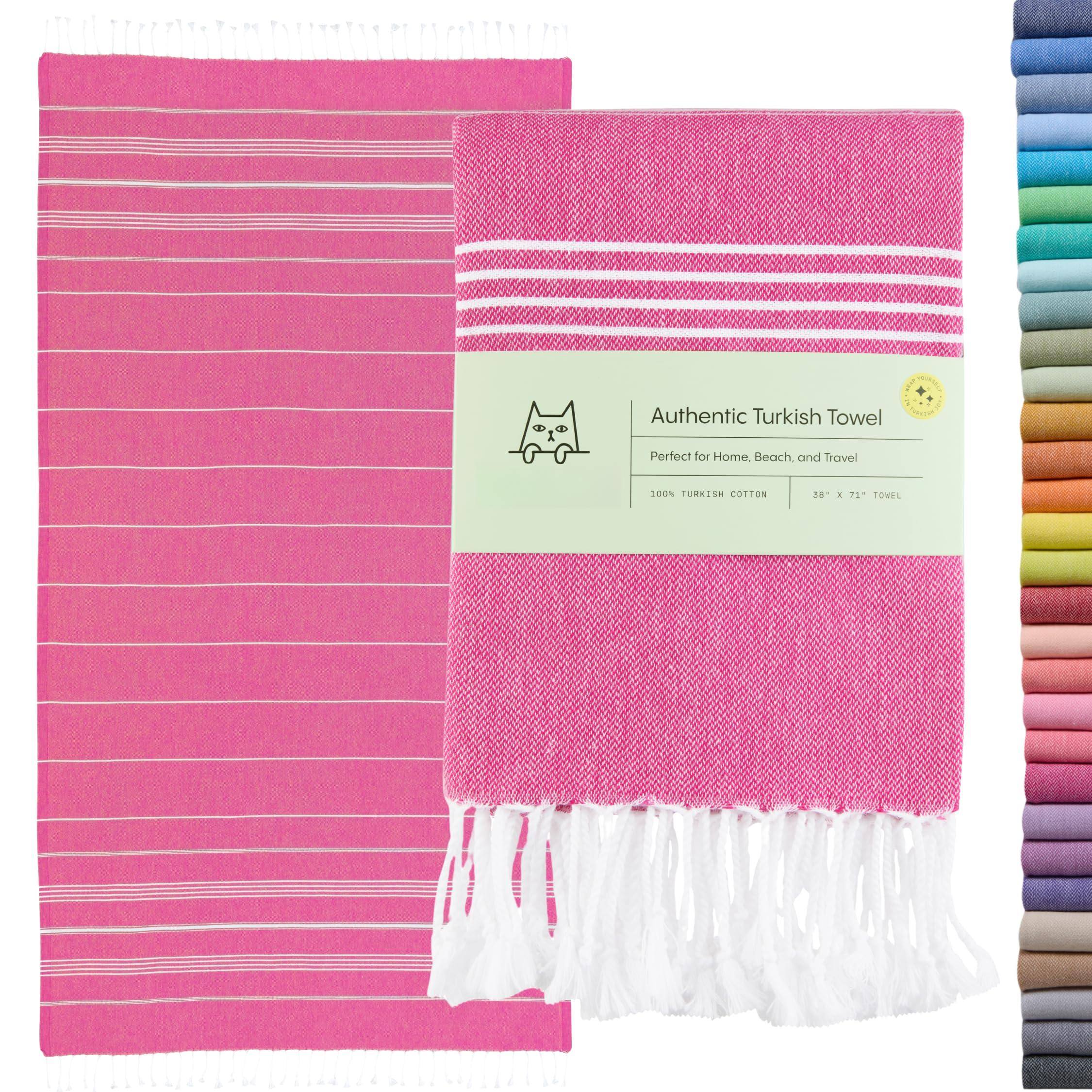 Fuchsia Beach Towel (38" x 71")