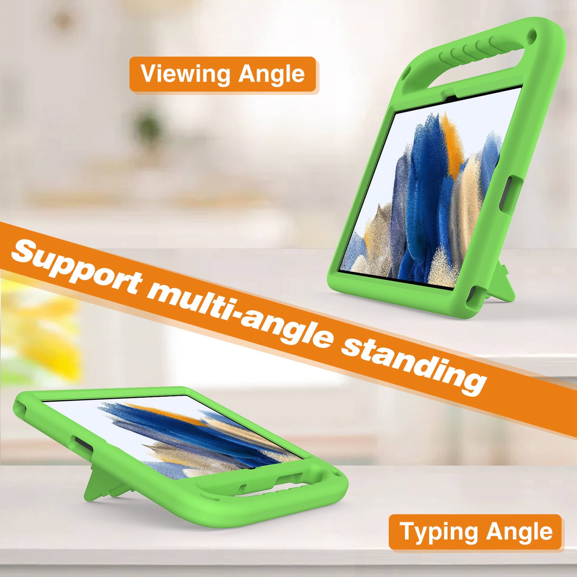 Viewing Angle  
Support multi-angle standing  
Typing Angle