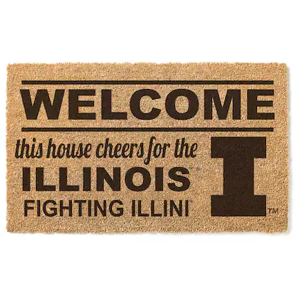WELCOME
this house cheers for the
ILLINOIS
FIGHTING ILLINI