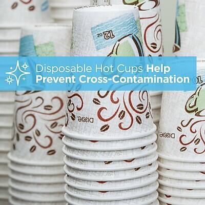 Disposable Hot Cups Help Prevent Cross-Contamination

DIXIE