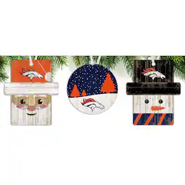 Fan Creations - 3-Pack Ornament Set - Multicolor