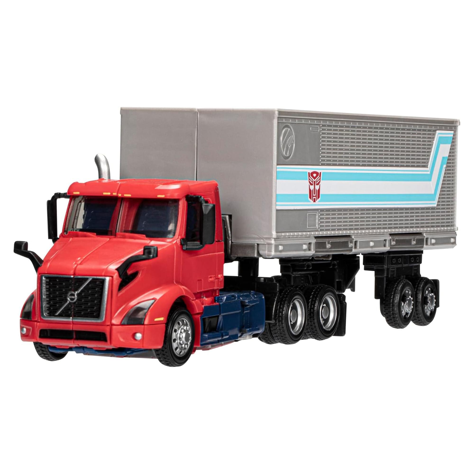 Alt View 10. Transformers - Optimus Prime Volvo VNR 300 Voyager Class | Transformers Generations - Red.