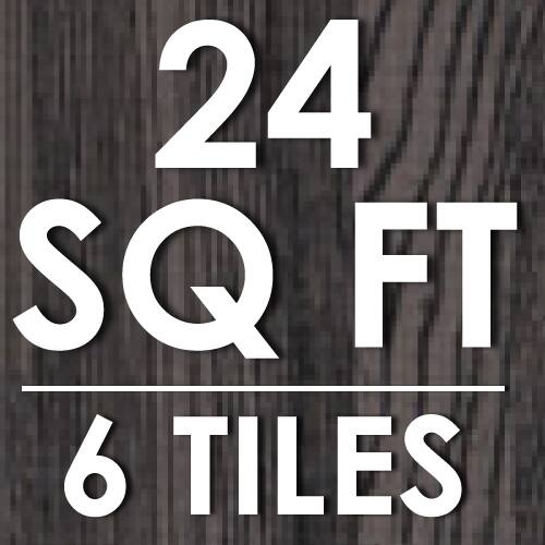 Alt View 3. ProsourceFit - ProsourceFit Wood Grain Puzzle Mat 1/2-in - Carbon Black.