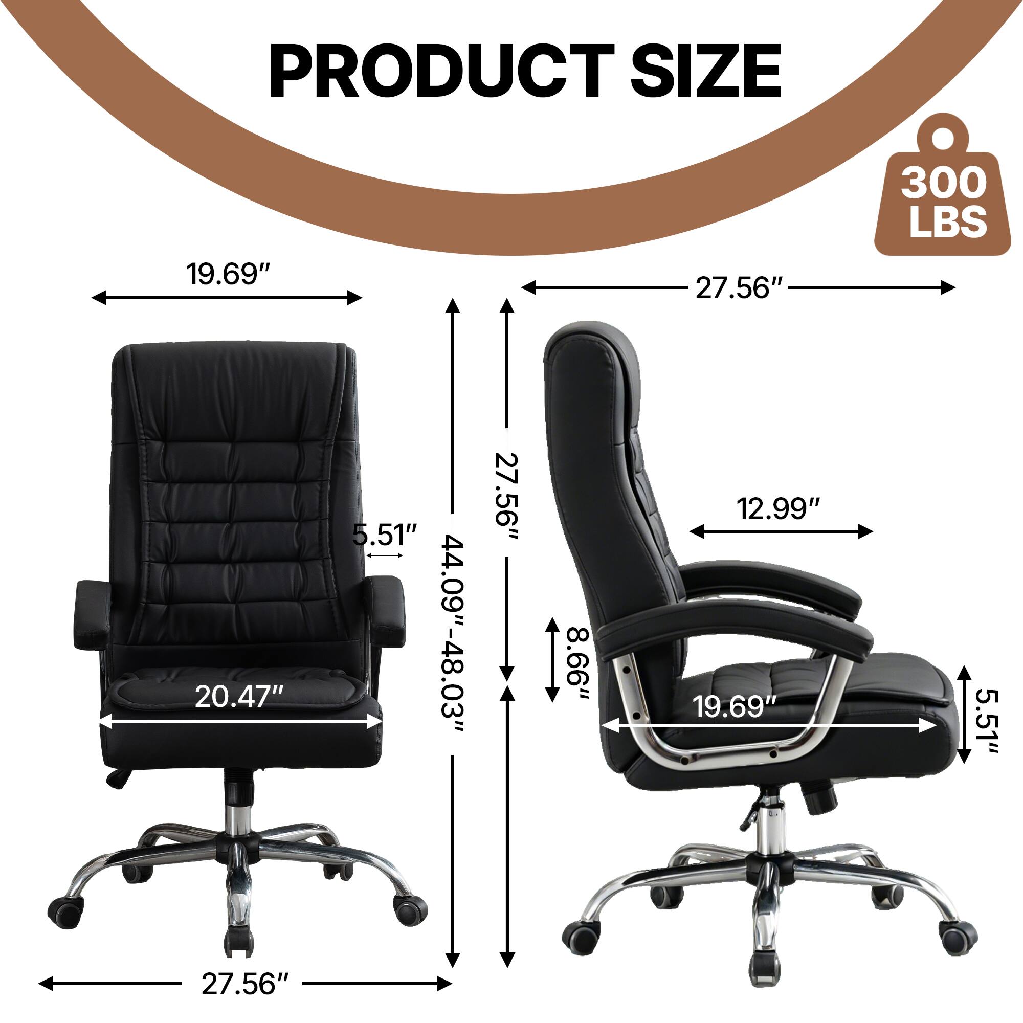 PRODUCT SIZE

- 19.69"
- 27.56"
- 300 LBS
- 20.47"
- 5.51"
- 44.09"-48.03"
- 27.56"
- 8.66"
- 12.99"
- 19.69"
- 5.51"
- 27.56"
