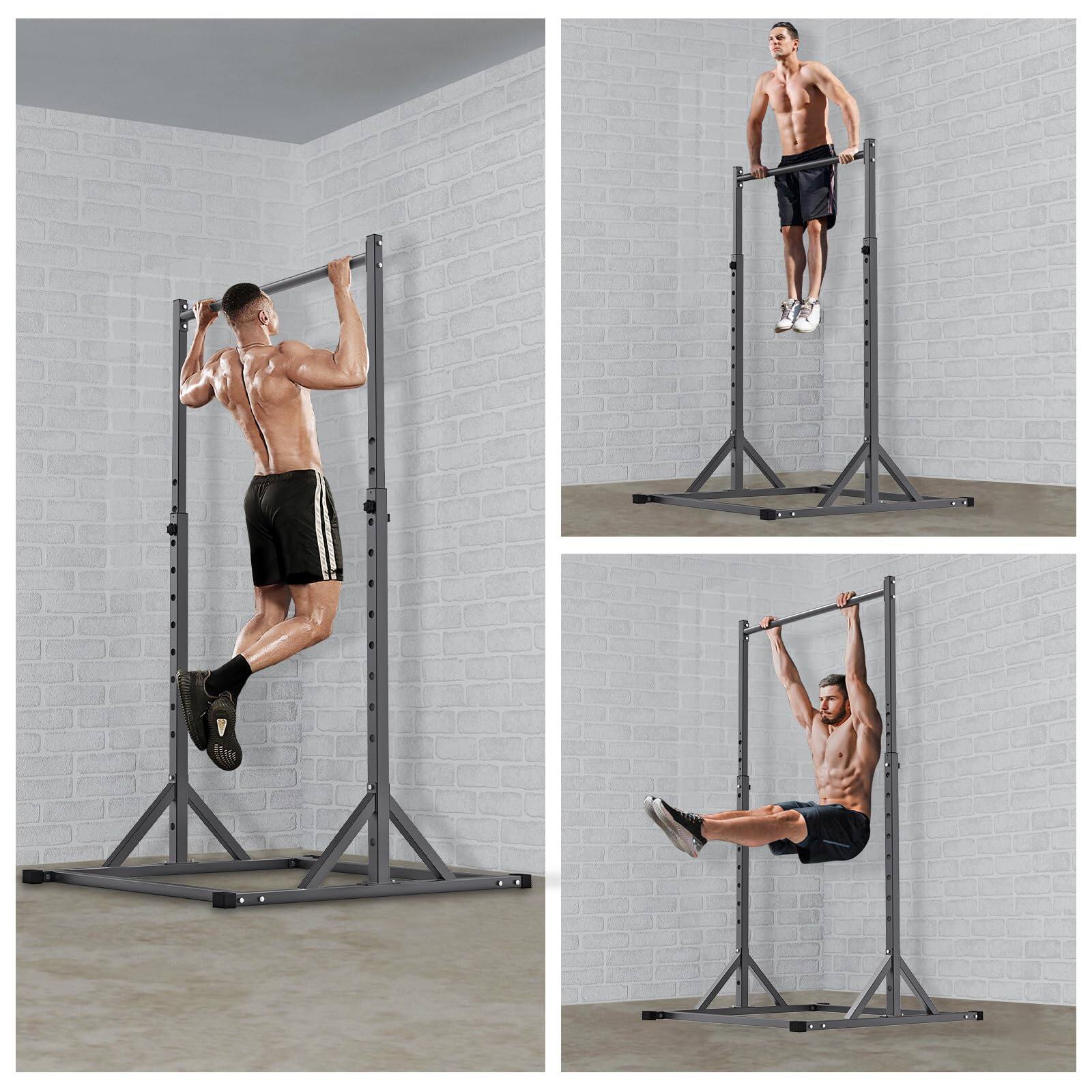 Alt View 5. ThinkLink Electronic - Adjustable Pull Up Station Multifunction Bar Fully Welded s Capacity Power Tower Dip For Home Gym - Pull Up Bar.