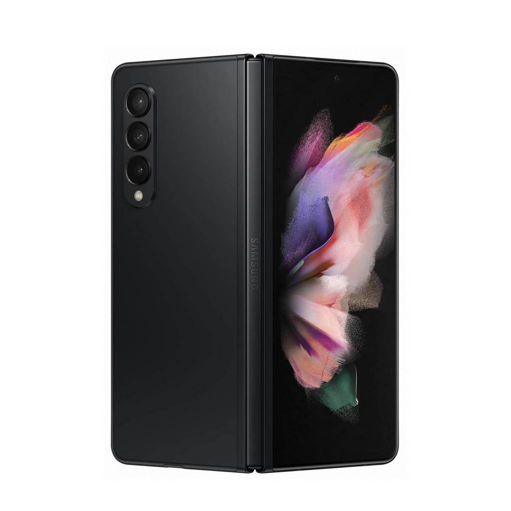 Angle. Samsung - Galaxy Z Fold3 5G F926U (Fully Unlocked) 512GB - Phantom Black.